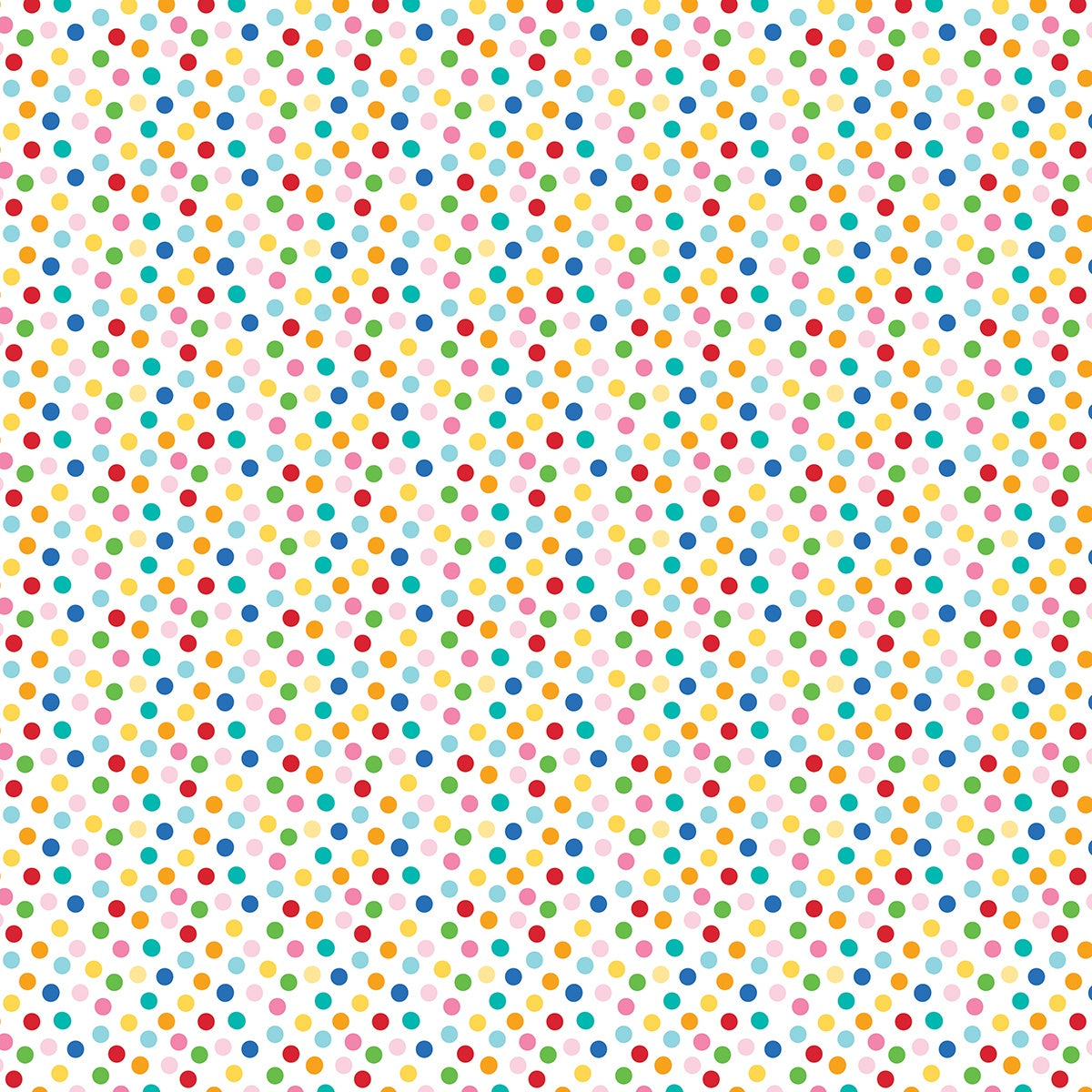 Bella Blvd BIRTHDAY BASH! HBD SONG 12"X12" Scrapbook Paper