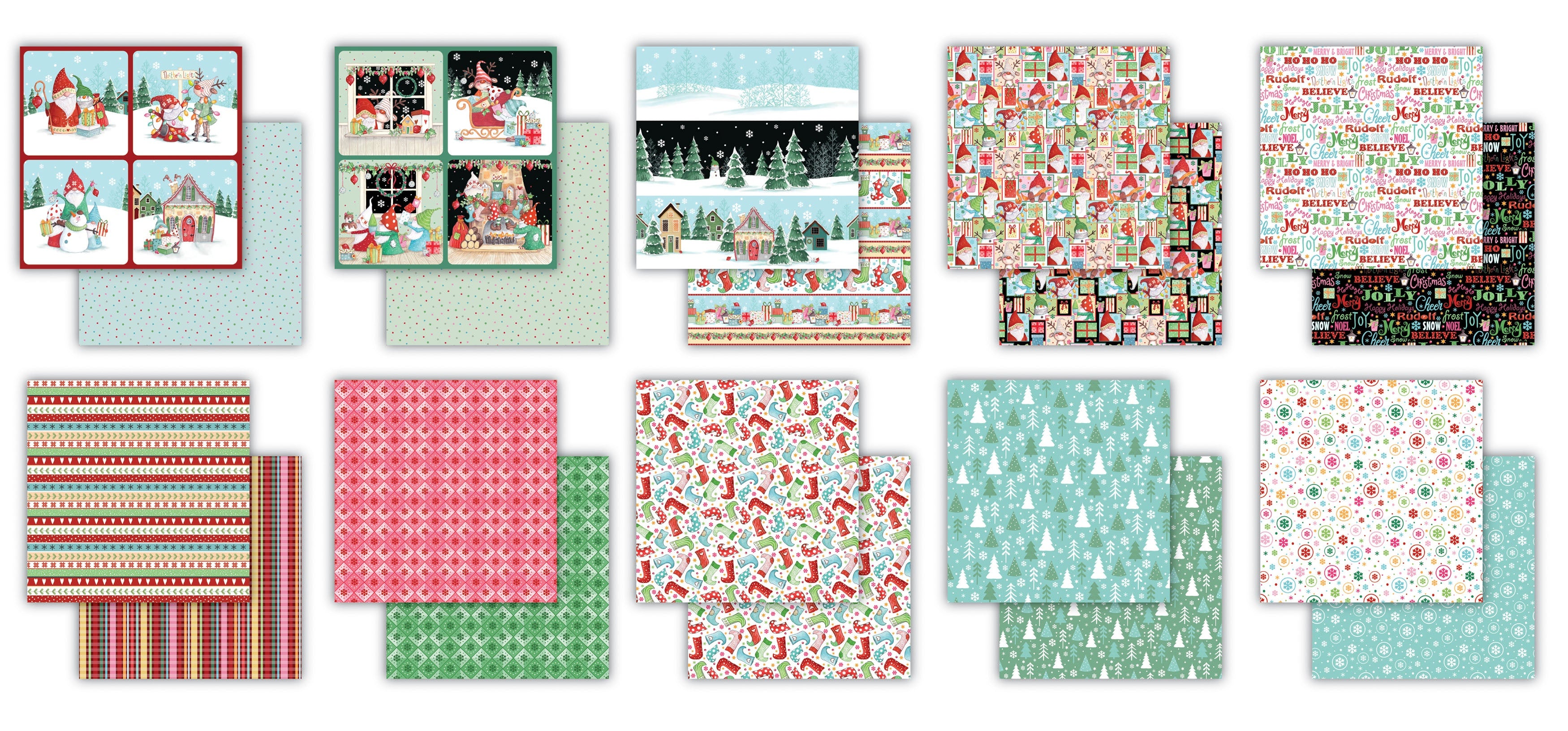 Craft Consortium IT’S SNOME TIME 2 6”X6” Premium Paper Pad 40pc