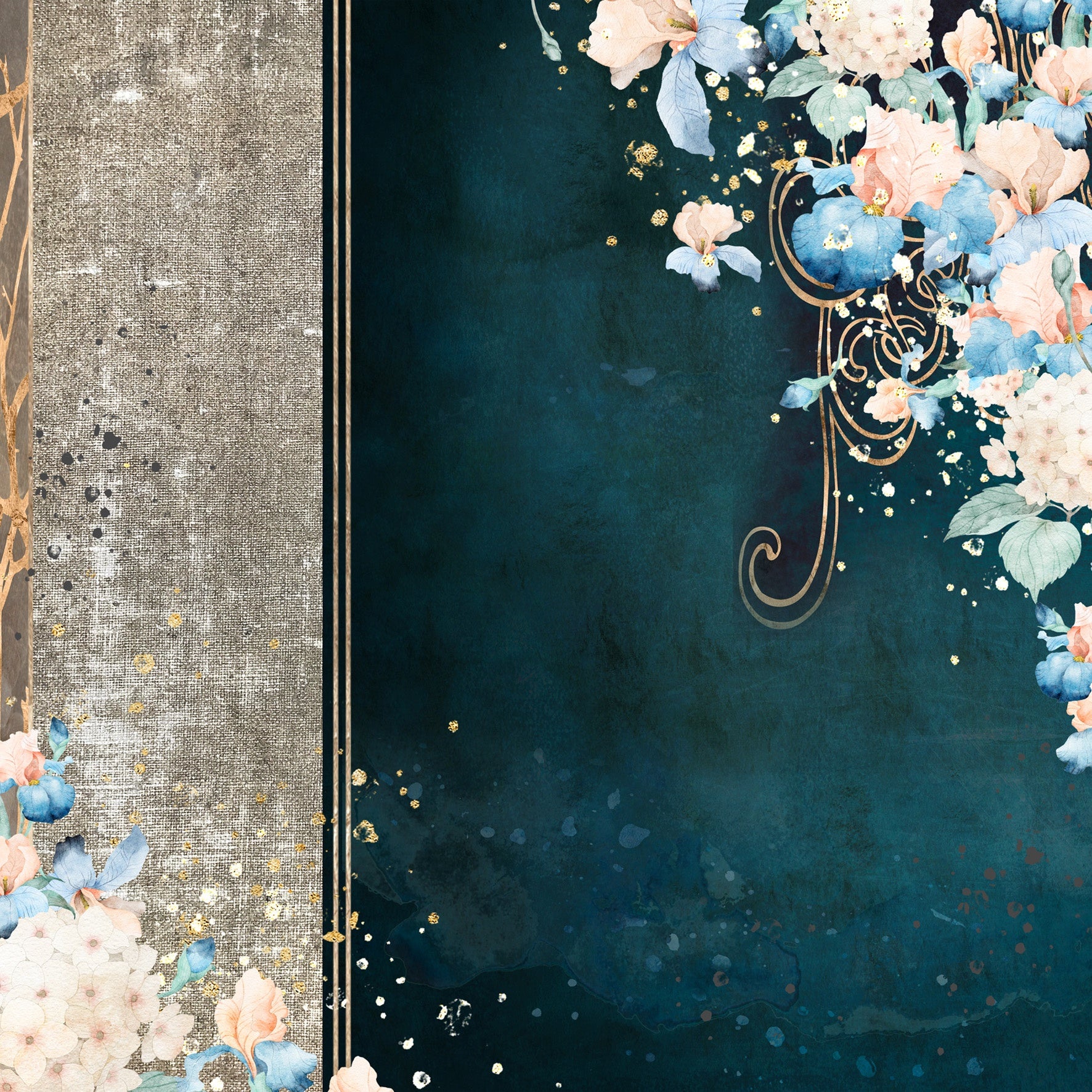 Asuka Studio MOON BUNNY DREAM SPECIAL DAY 12X12 Scrapbook Paper