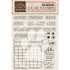 Stamperia Create Happiness Christmas Plus MONTHLY CALENDAR Clear Stamps 26pc