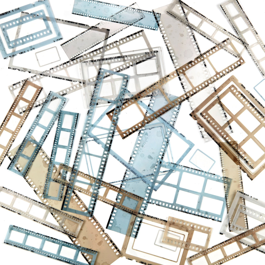 49 and Market Vintage Artistry Moonlit Garden FILMSTRIP FRAMES 30pc