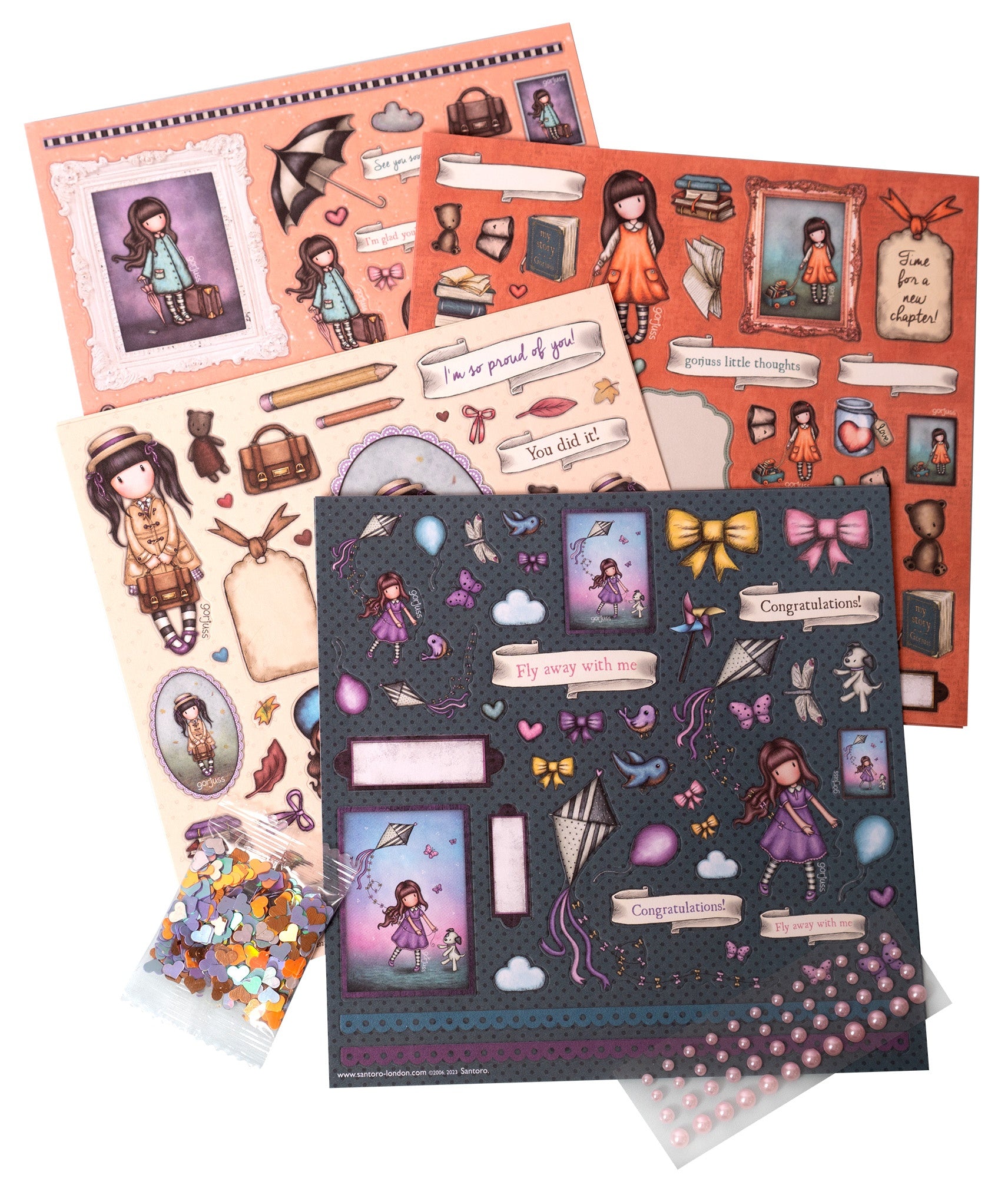 Santoro Gorjuss EMBELLISHMENT SET