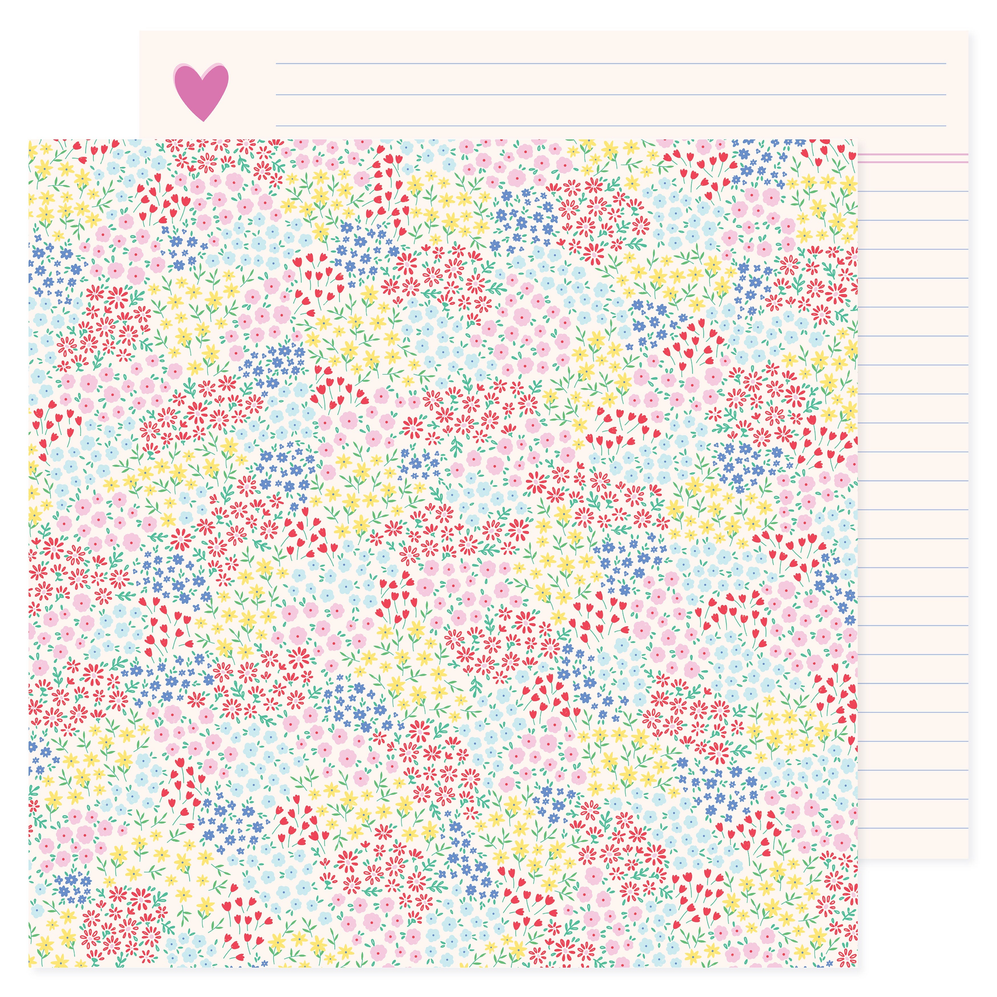Pebbles ALL THE CAKE 12"X12" Scrapbook Paper