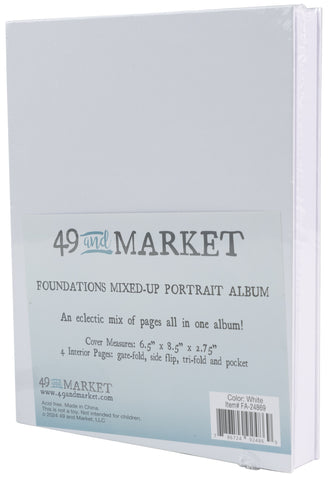 49 and Market Foundations MIXED PORTRAIT ALBUM SERIES WHITE