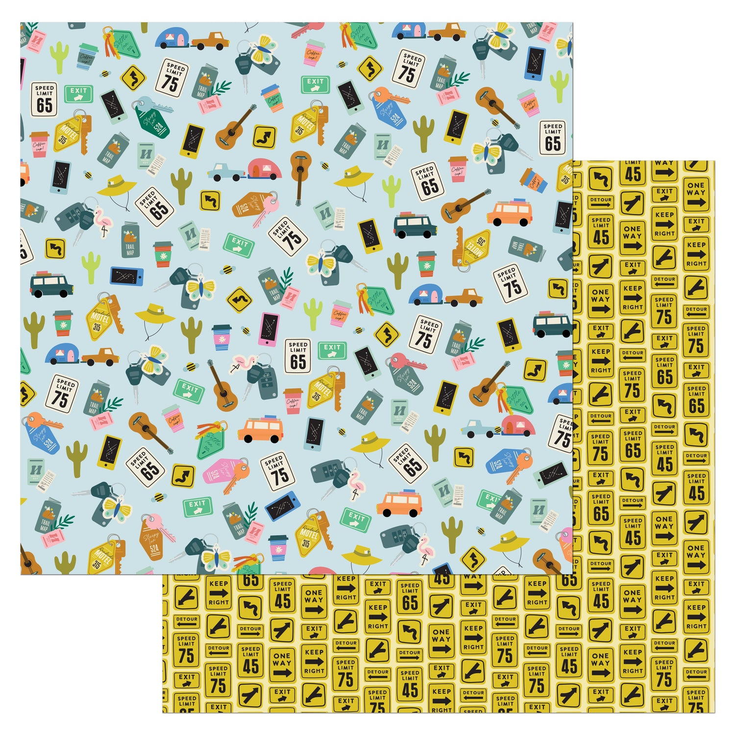 AC COAST TO COAST 12"X12" Scrapbook Paper