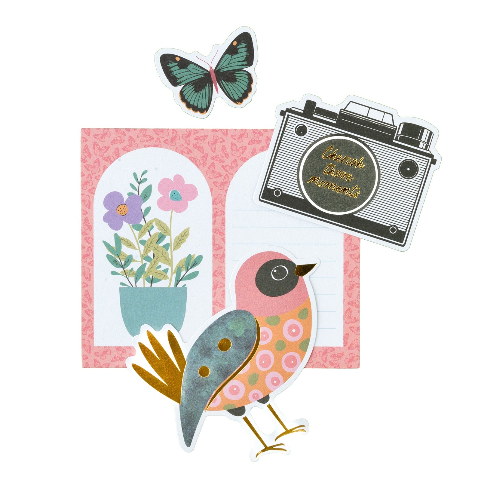 AC American Crafts April & Ivy EPHEMERA 66pc