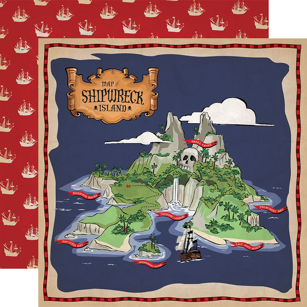 Carta Bella PIRATES 12"X12" Scrapbook Paper