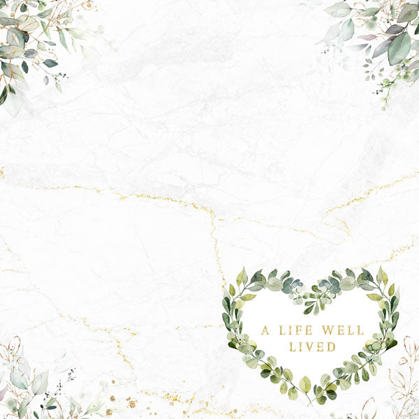 CELEBRATION OF LIFE KIT Papers and Stickers 3pc