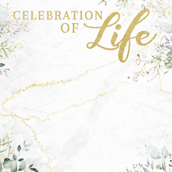 CELEBRATION OF LIFE KIT Papers and Stickers 3pc