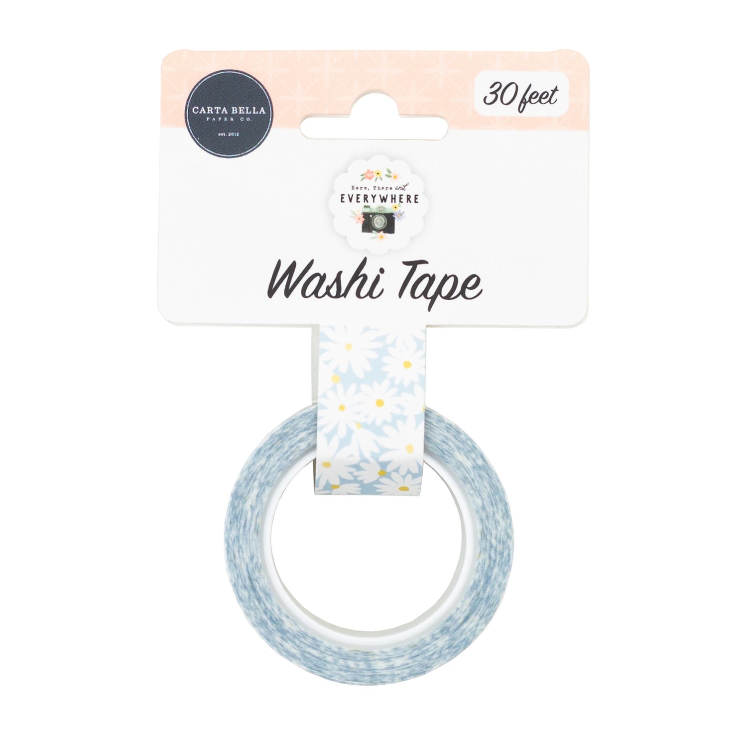 Carta Bella Here, There Everywhere DREAM BIG DAISY WASHI TAPE