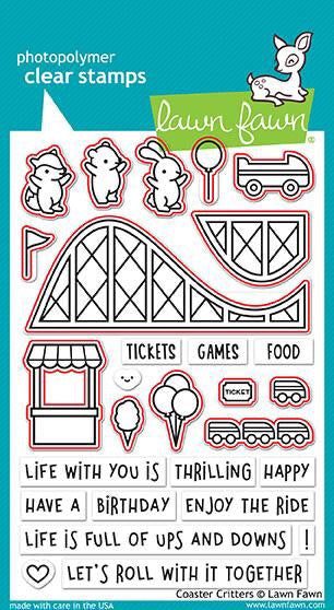 Lawn Fawn COASTER CRITTERS Stamp & Die Set