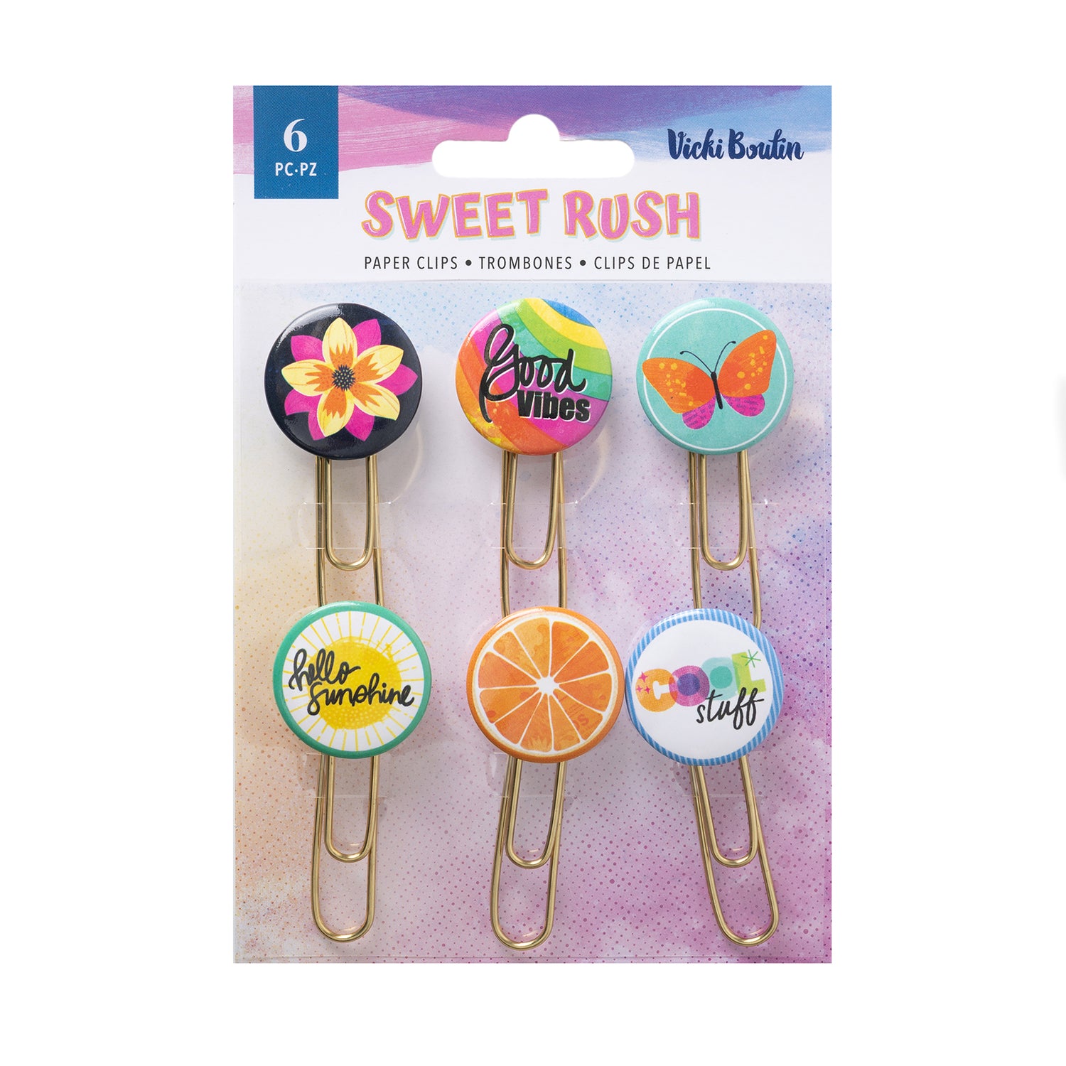 Vicki Boutin SWEET RUSH Paper Clips 6pc