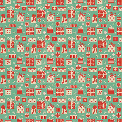 Reminisce Vintage Christmas CHRISTMAS TREE TOO 12"X12" Scrapbook Paper