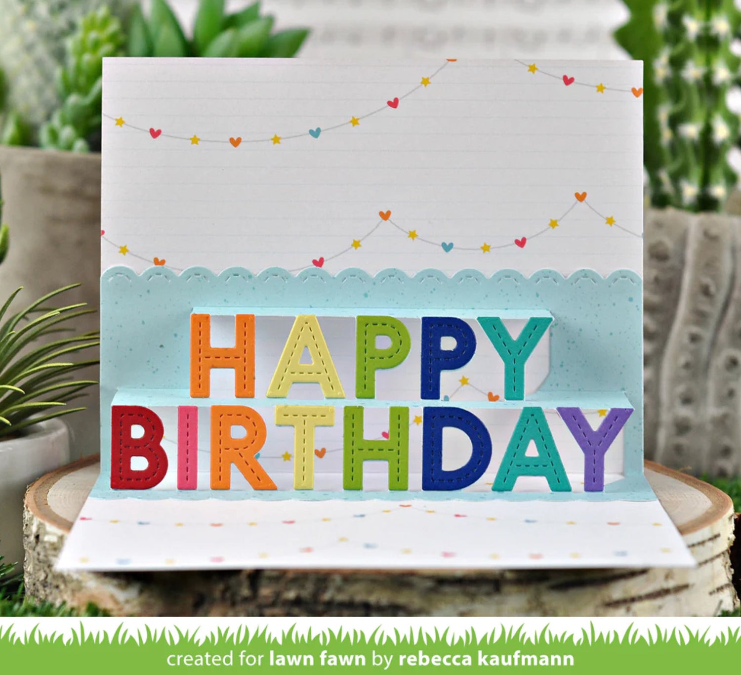 Lawn Fawn Cuts OLIVER’S STITCHED ABCs Craft Dies