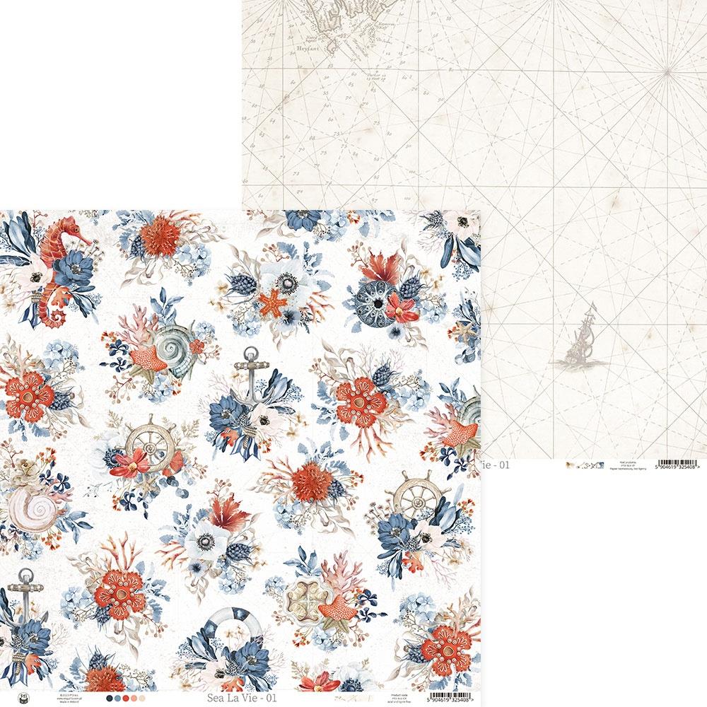 P13 SEA LA VIE 01 12"X12" Scrapbook Paper