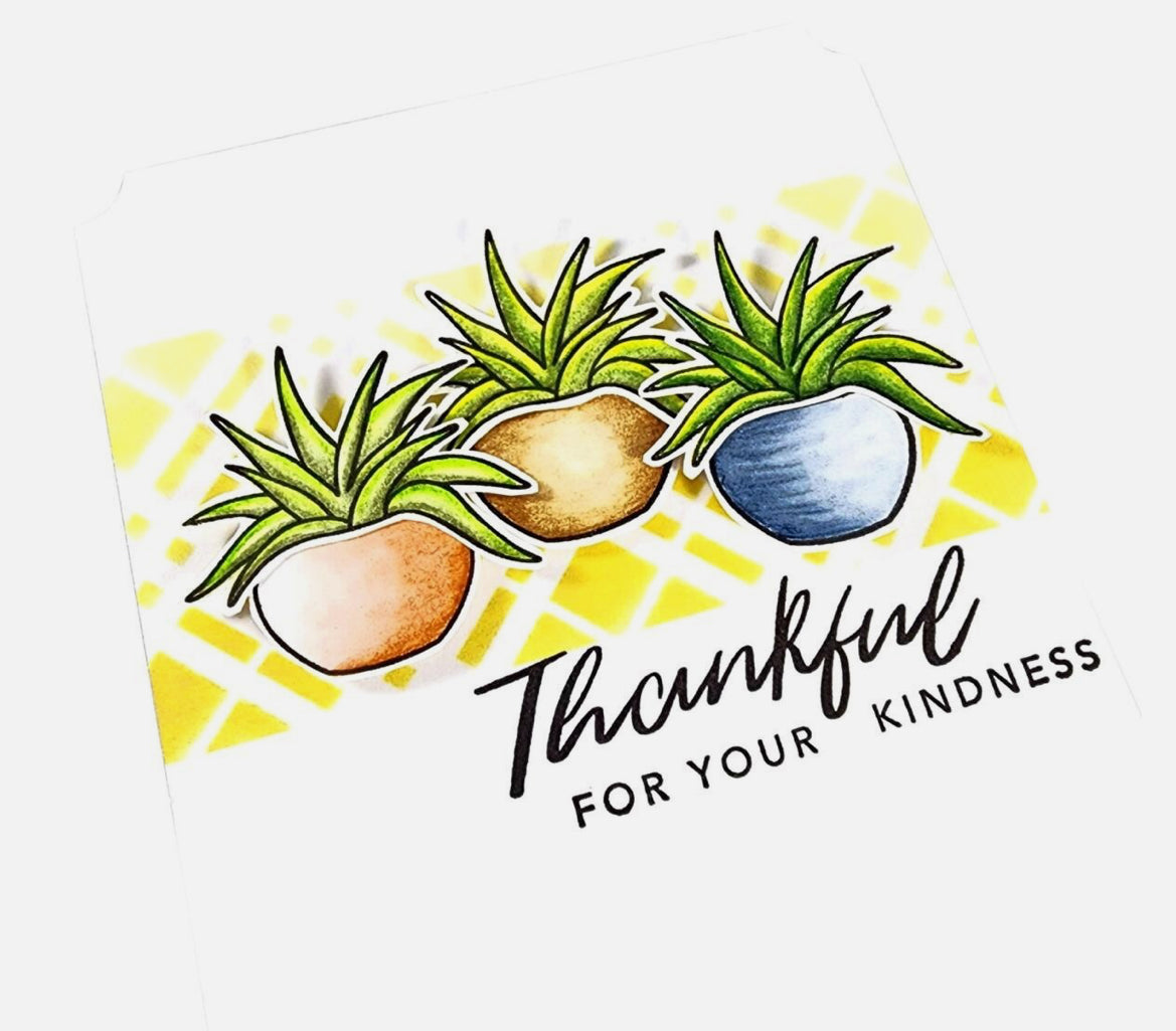 Diamond Press GREENERY Stamp & Die Set