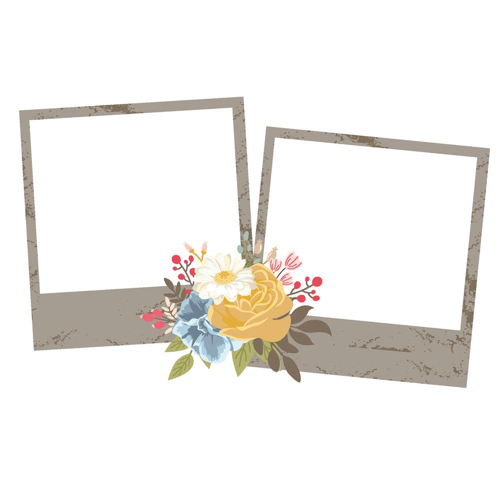 Simple Stories FRONT PORCH Chipboard Frames 6pc