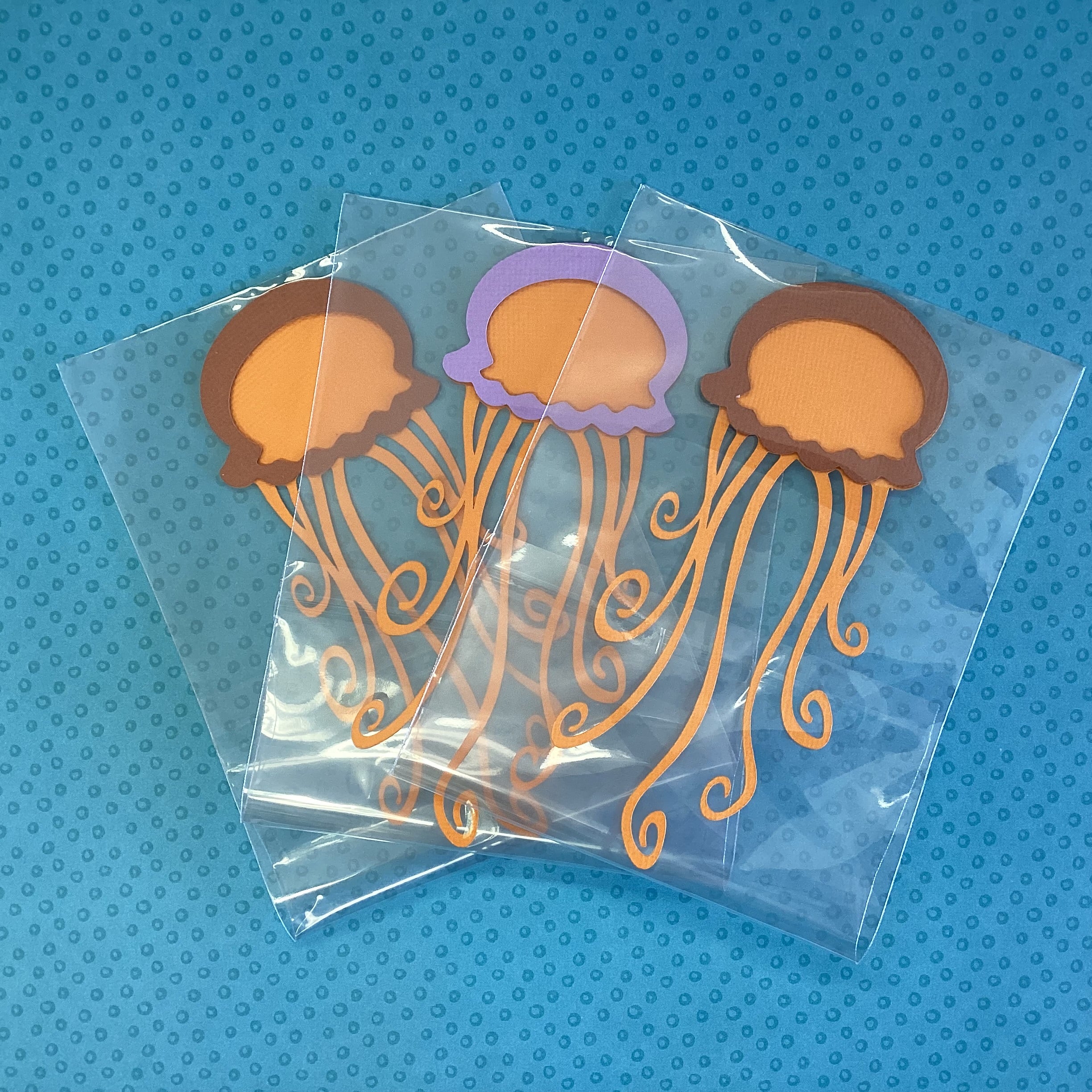 JELLYFISH Scrapbook Die Cut Embellishment