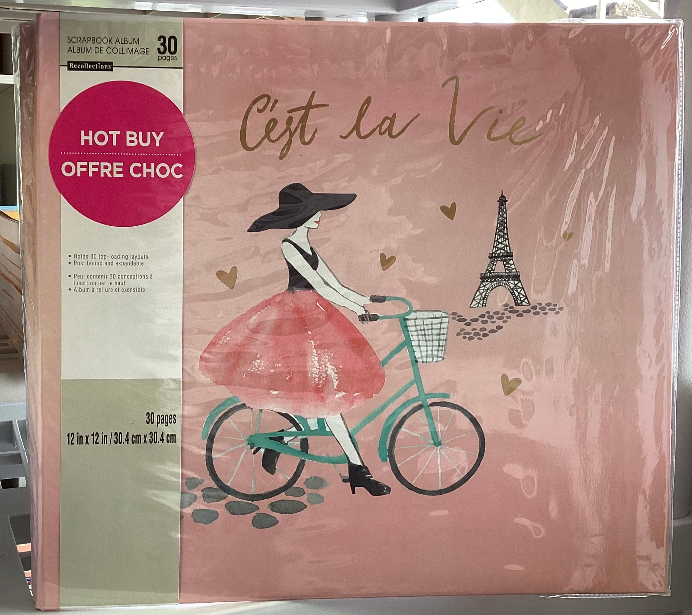 Recollections C’EST LA VIE 12"X12" Scrapbook Album