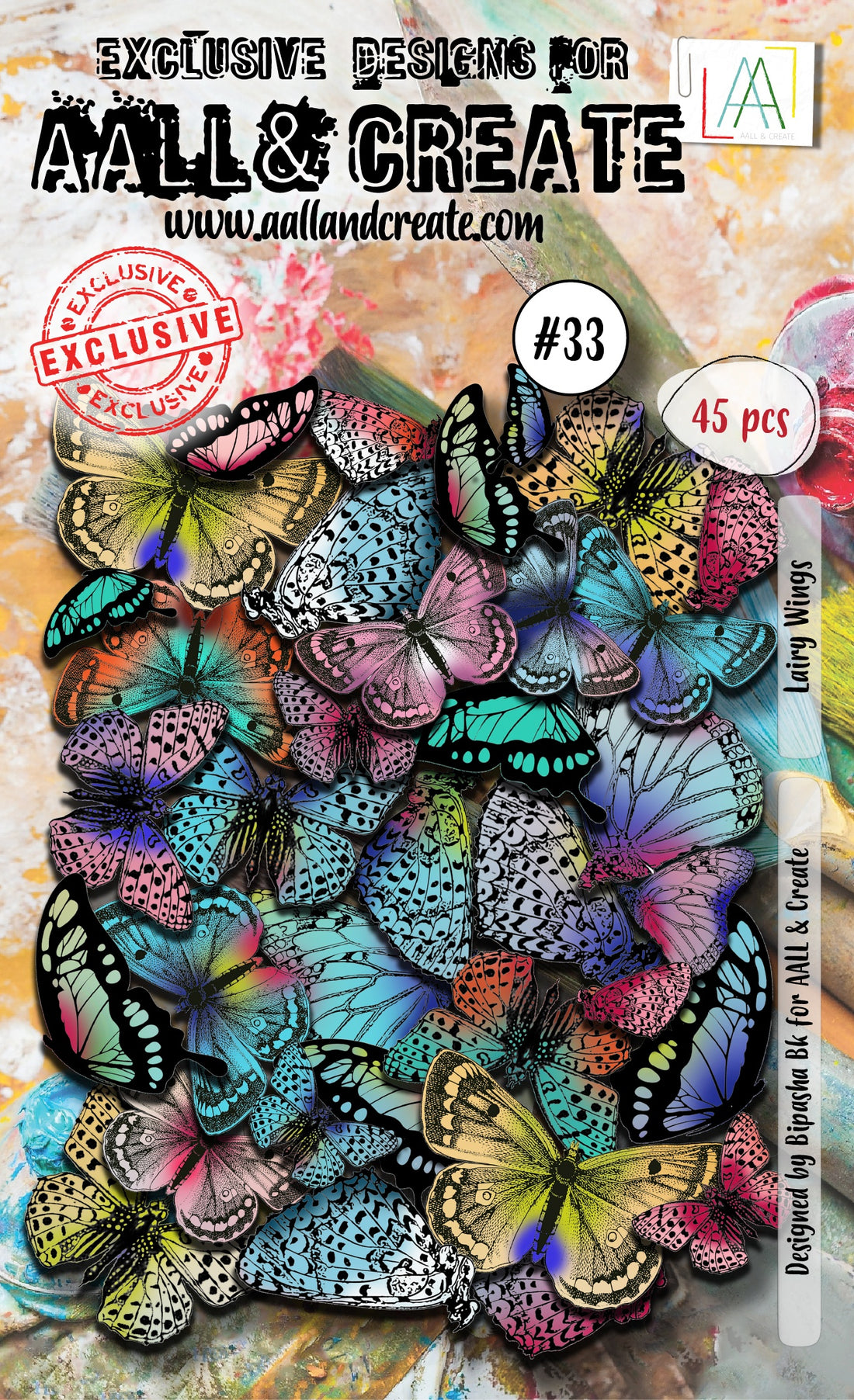 AALL & Create LAIRY WINGS Ephemera Die-Cuts 45pc
