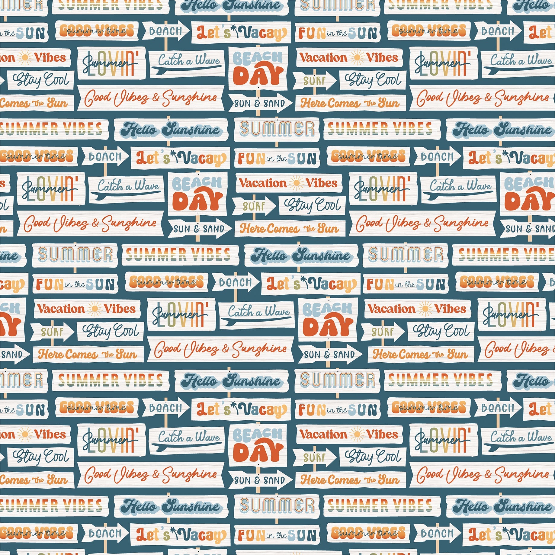 Echo Park SUMMER VIBES 12"X12" DoubleSided Scrapbook Paper