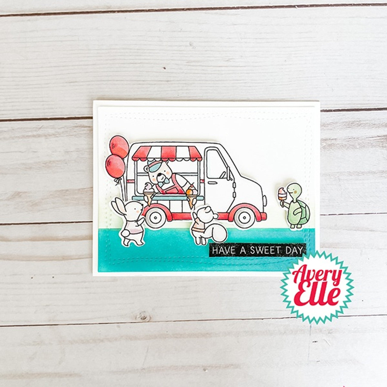 Avery Elle SWEET DAY Clear Stamp & Die Set