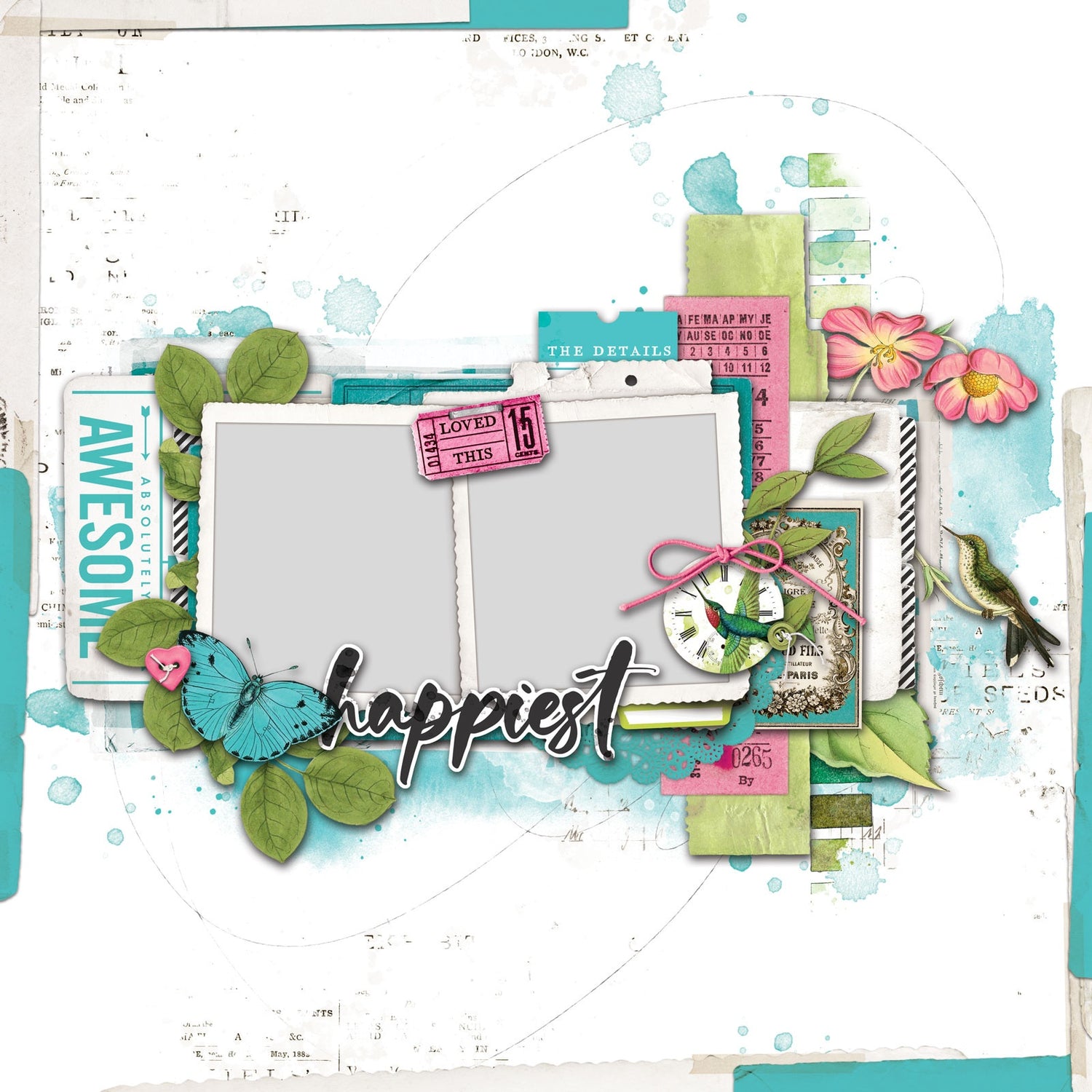 49 and Market KALEIDOSCOPE Page Kit