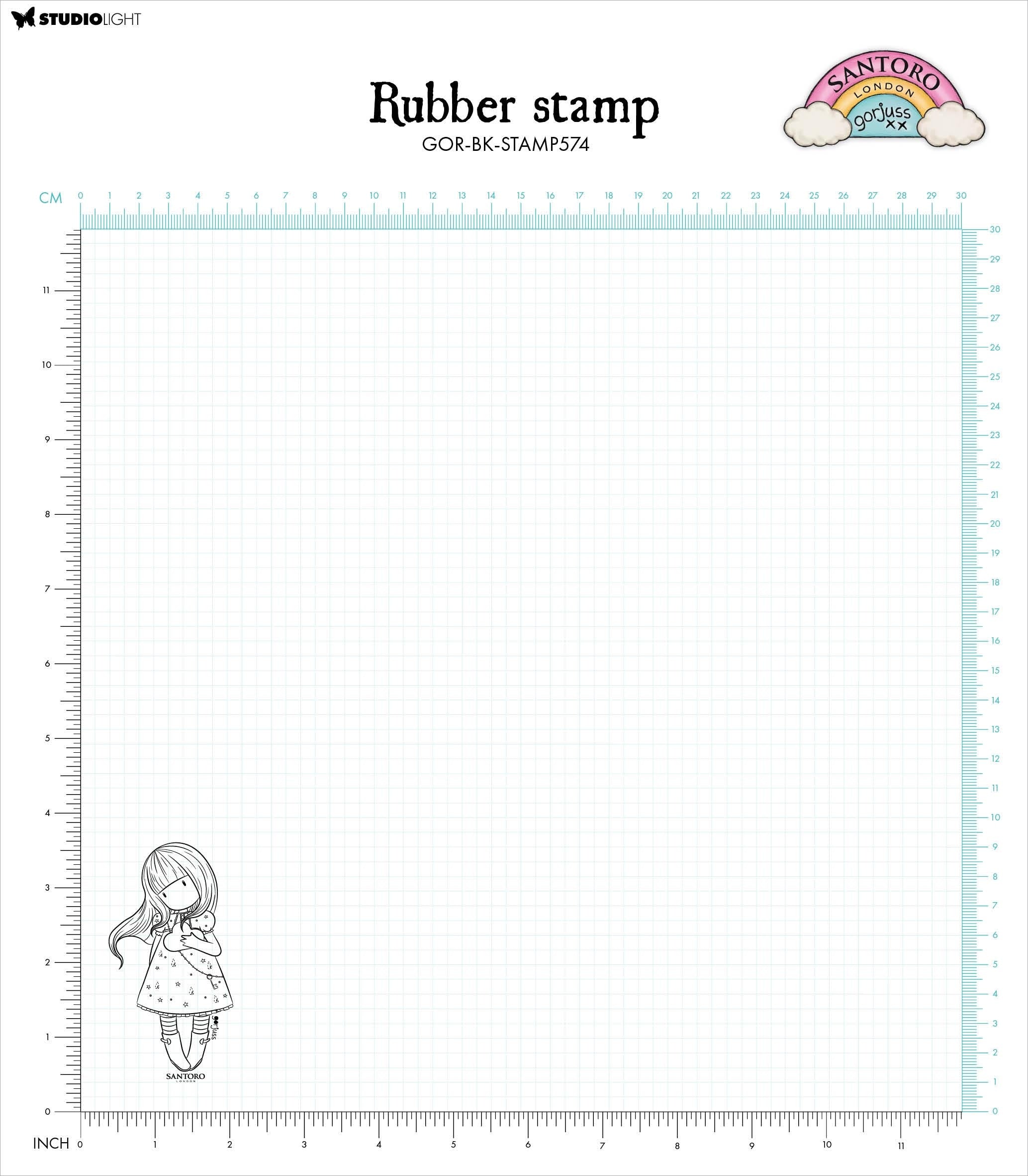 Santoro Gorjuss 20. OSTARA Cling Rubber Stamp 1pc