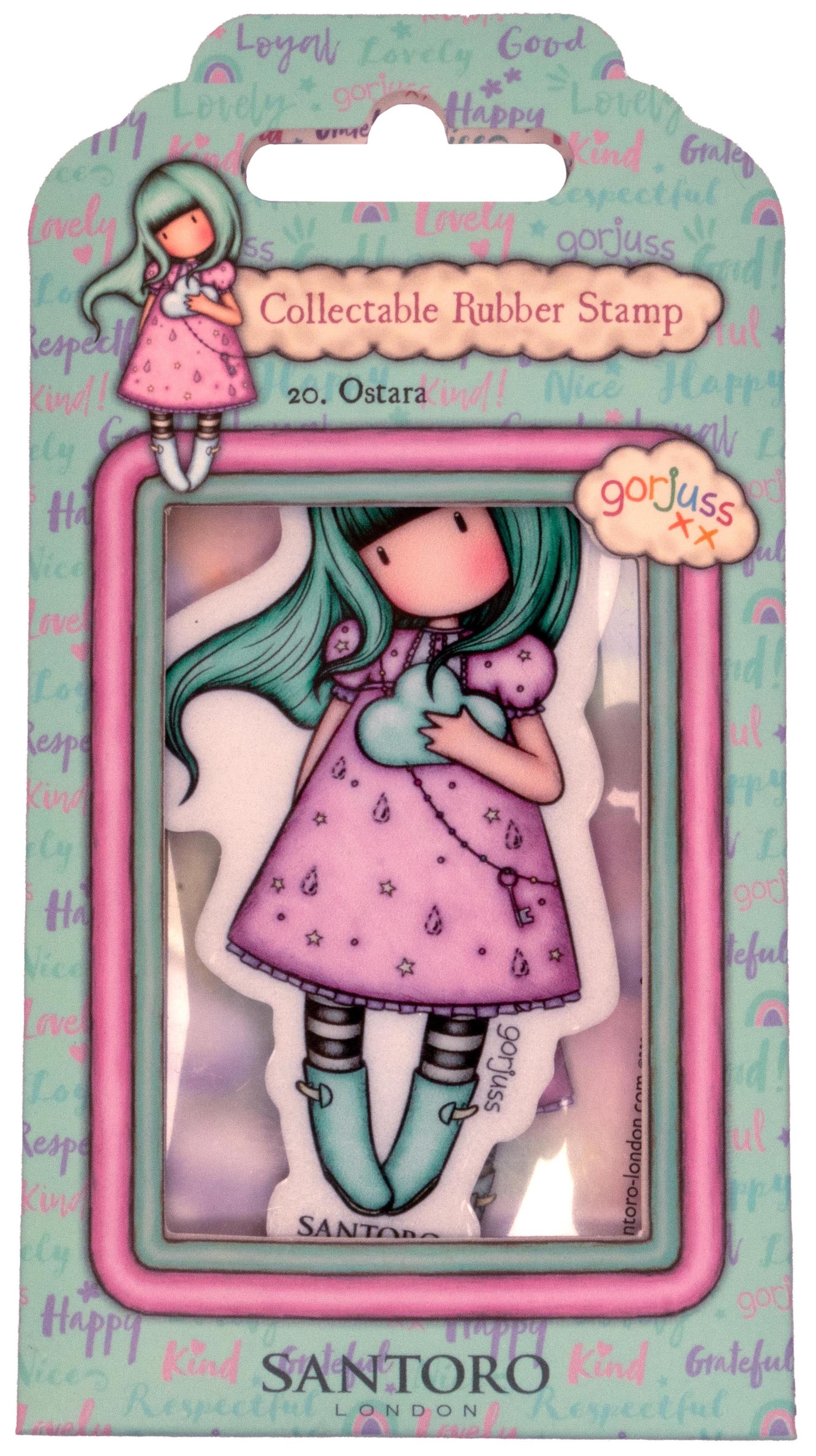 Santoro Gorjuss 20. OSTARA Cling Rubber Stamp 1pc