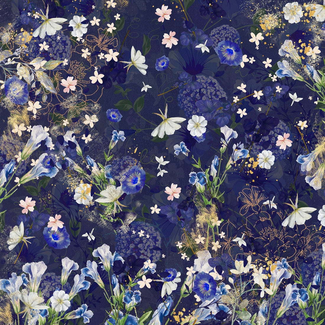 Crafters Companion FLORAL ELEGANCE Signature Collection 6X6" Paper Pad 24 Sheets