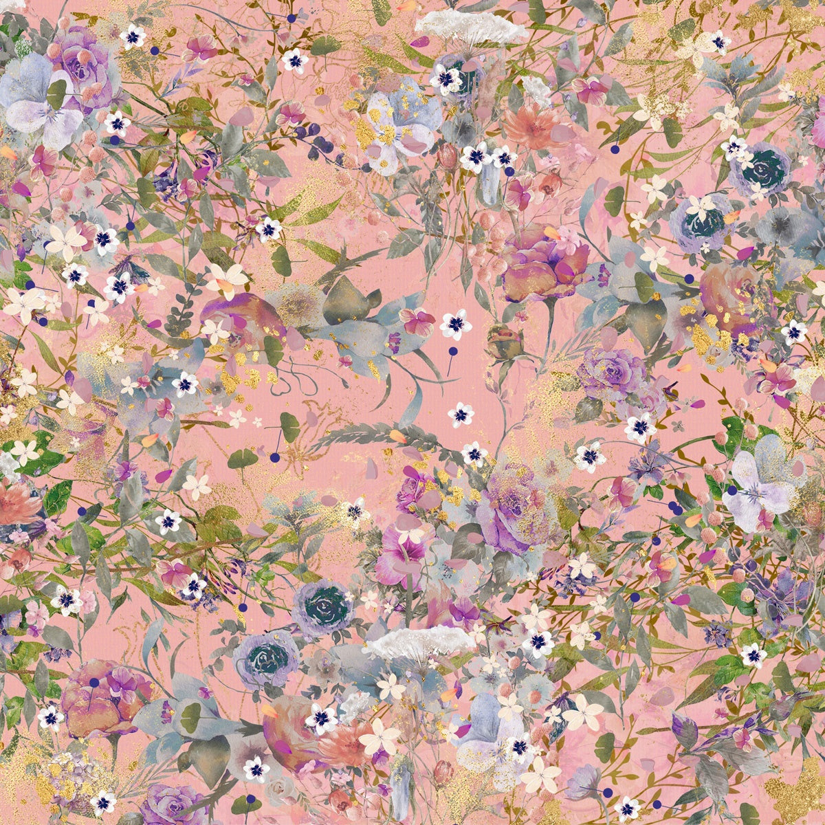 Crafters Companion FLORAL ELEGANCE Signature Collection 6X6" Paper Pad 24 Sheets