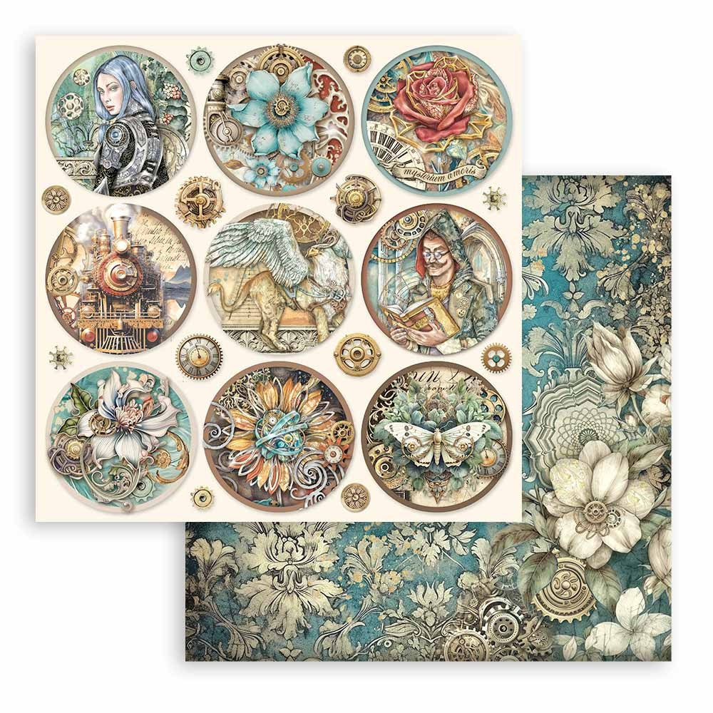 Stamperia SIR VAGABOND IN FANTASY WORLD KIT SBBL148 12"X12" Scrapbook Paper