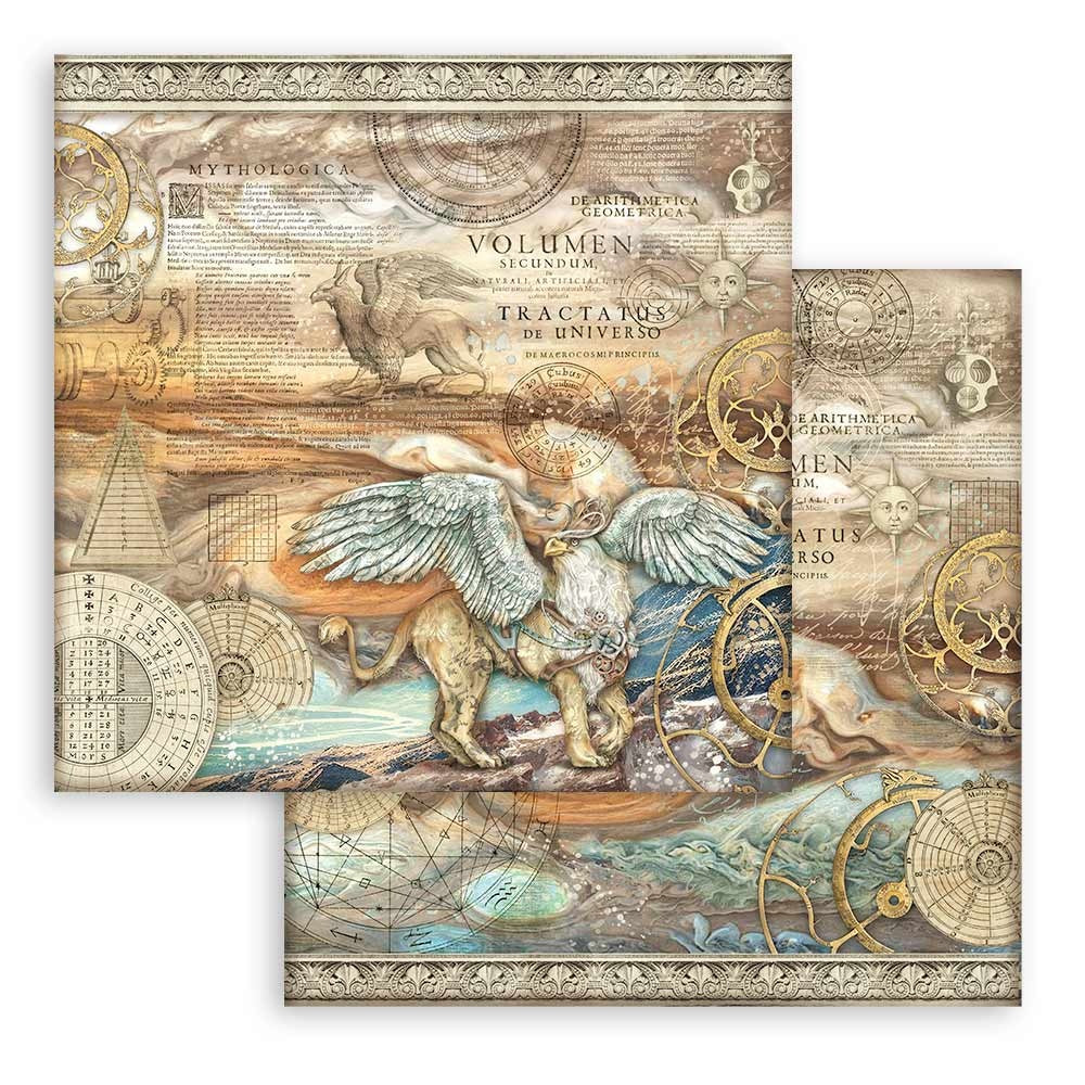 Stamperia SIR VAGABOND IN FANTASY WORLD KIT SBBL148 12"X12" Scrapbook Paper