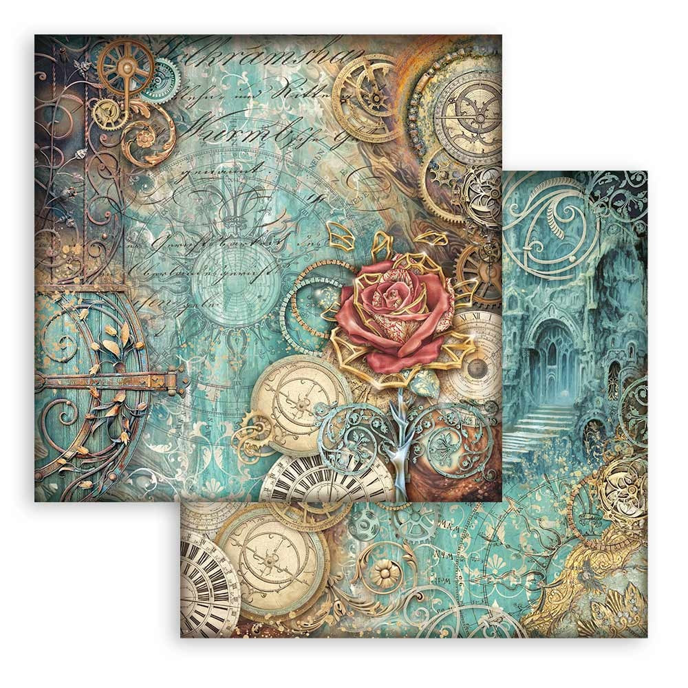 Stamperia SIR VAGABOND IN FANTASY WORLD KIT SBBL148 12"X12" Scrapbook Paper