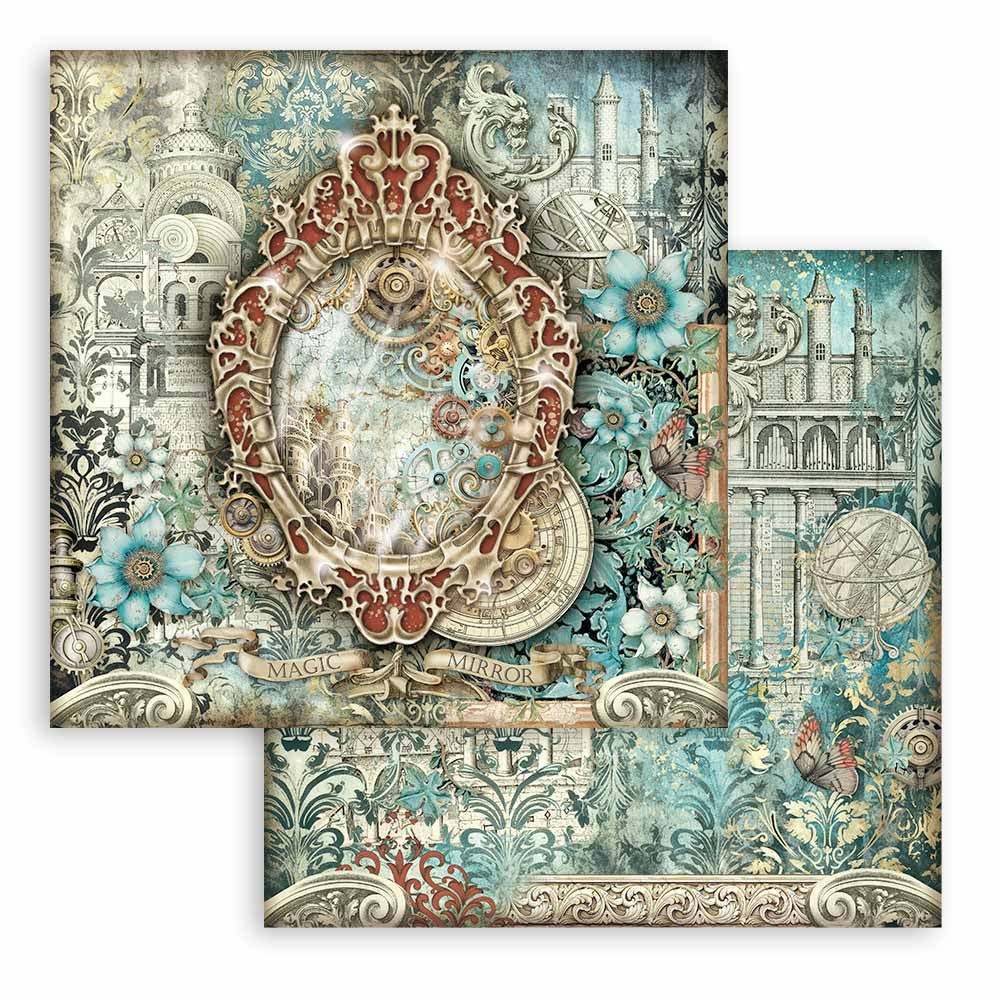 Stamperia SIR VAGABOND IN FANTASY WORLD KIT SBBL148 12"X12" Scrapbook Paper