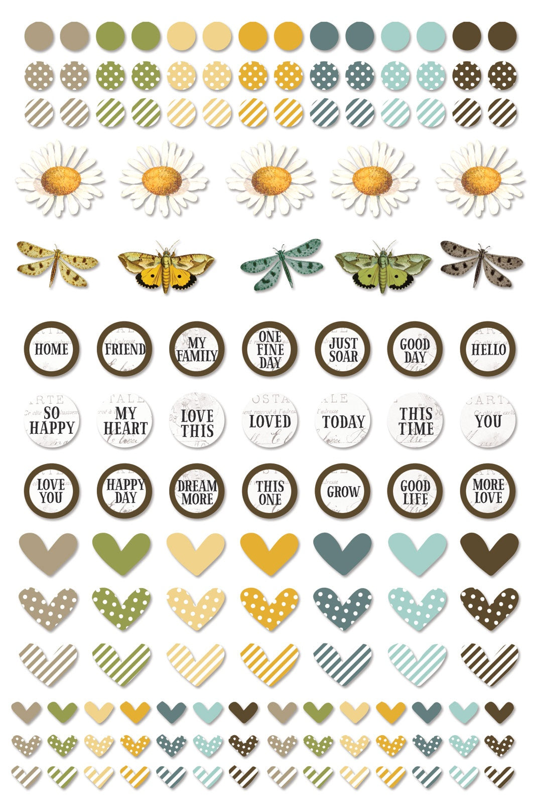 49 and Market Vintage Artistry Moonlit Garden WISHING BUBBLES & BAUBLES 153pc