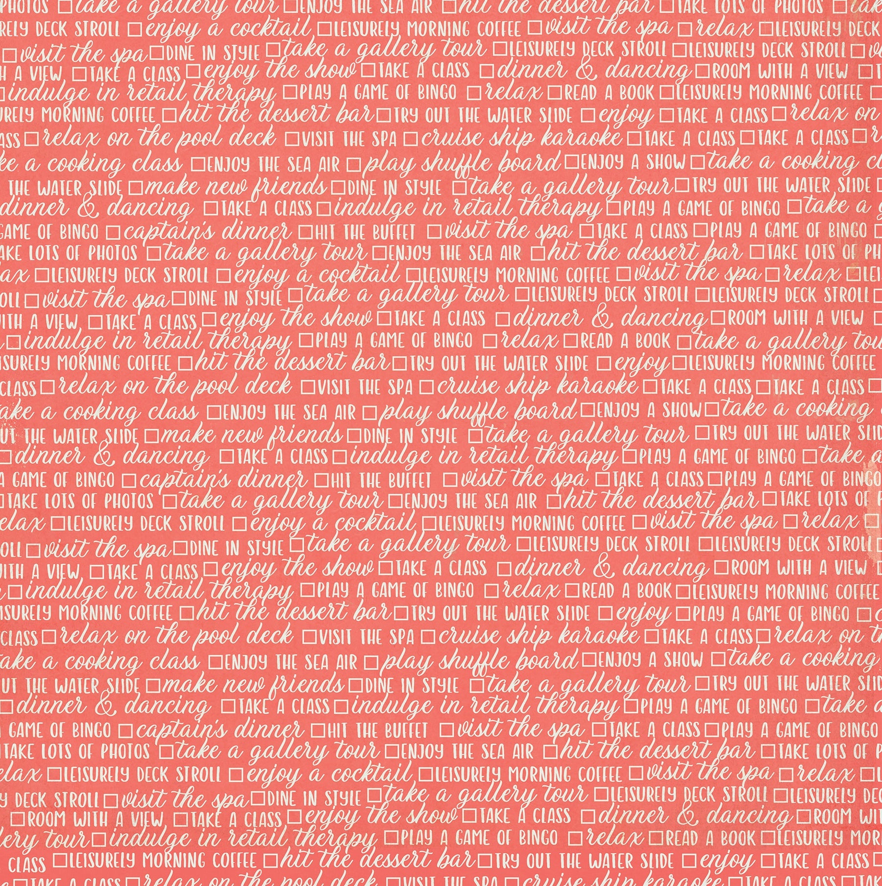 Photoplay Anchors Aweigh ON CRUISE CONTROL 12”X12” Scrapbook Paper