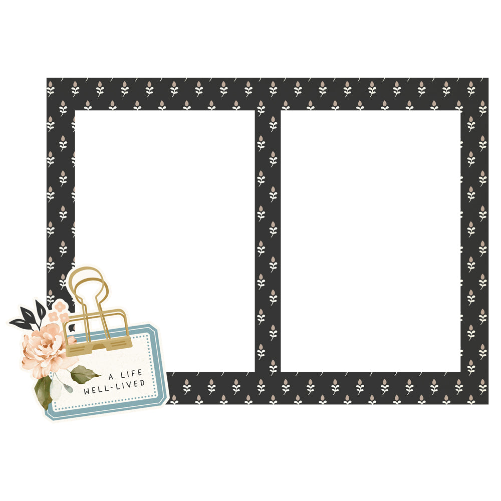 Simple Stories REMEMBER Chipboard Frames 6pc