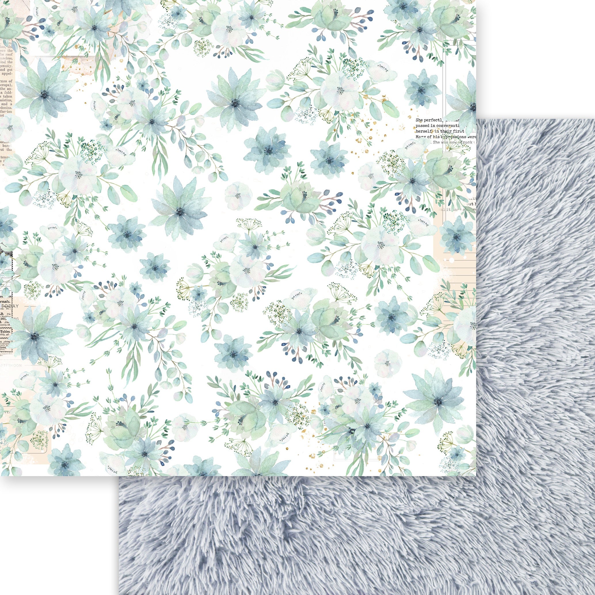Asuka Studio FLORAL WHISPERS 12X12 Collection Paper Pad 12 Sheets