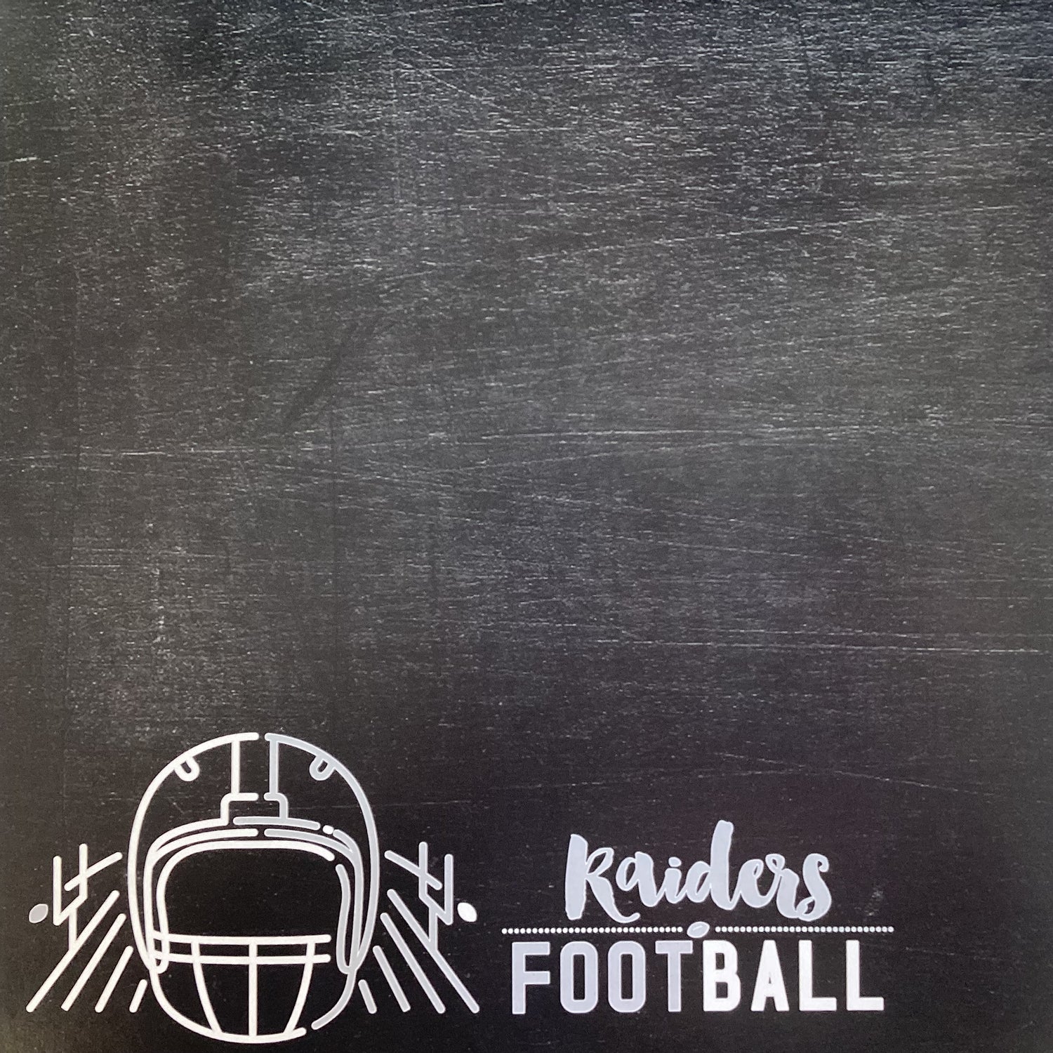 Scrapbooksrus RAIDERS FOOTBALL 12"X12" Scrapbook Paper Kit 12 Sheets