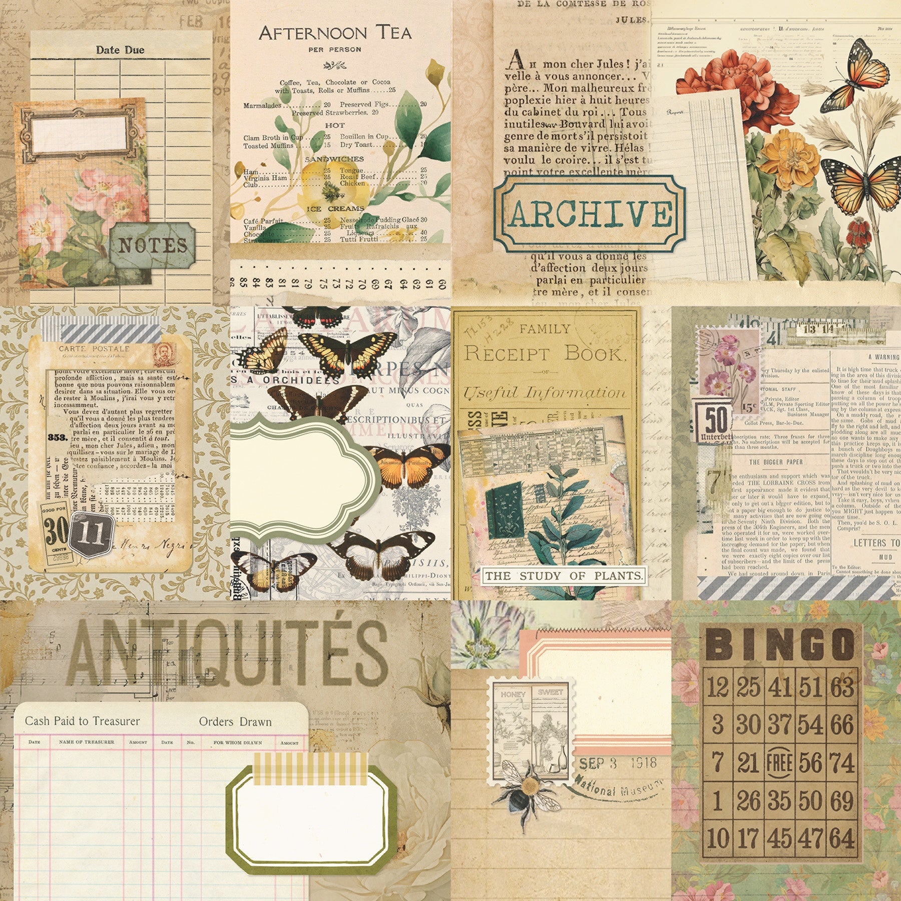 Photoplay EVERYDAY JUNQUE 12X12 Scrapbook Paper