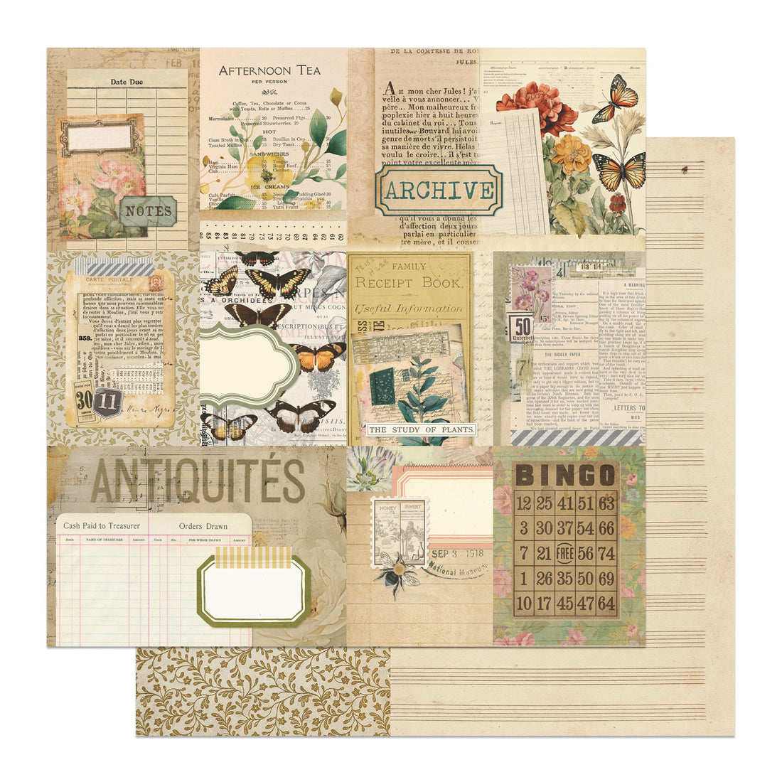 Photoplay EVERYDAY JUNQUE 12X12 Scrapbook Paper