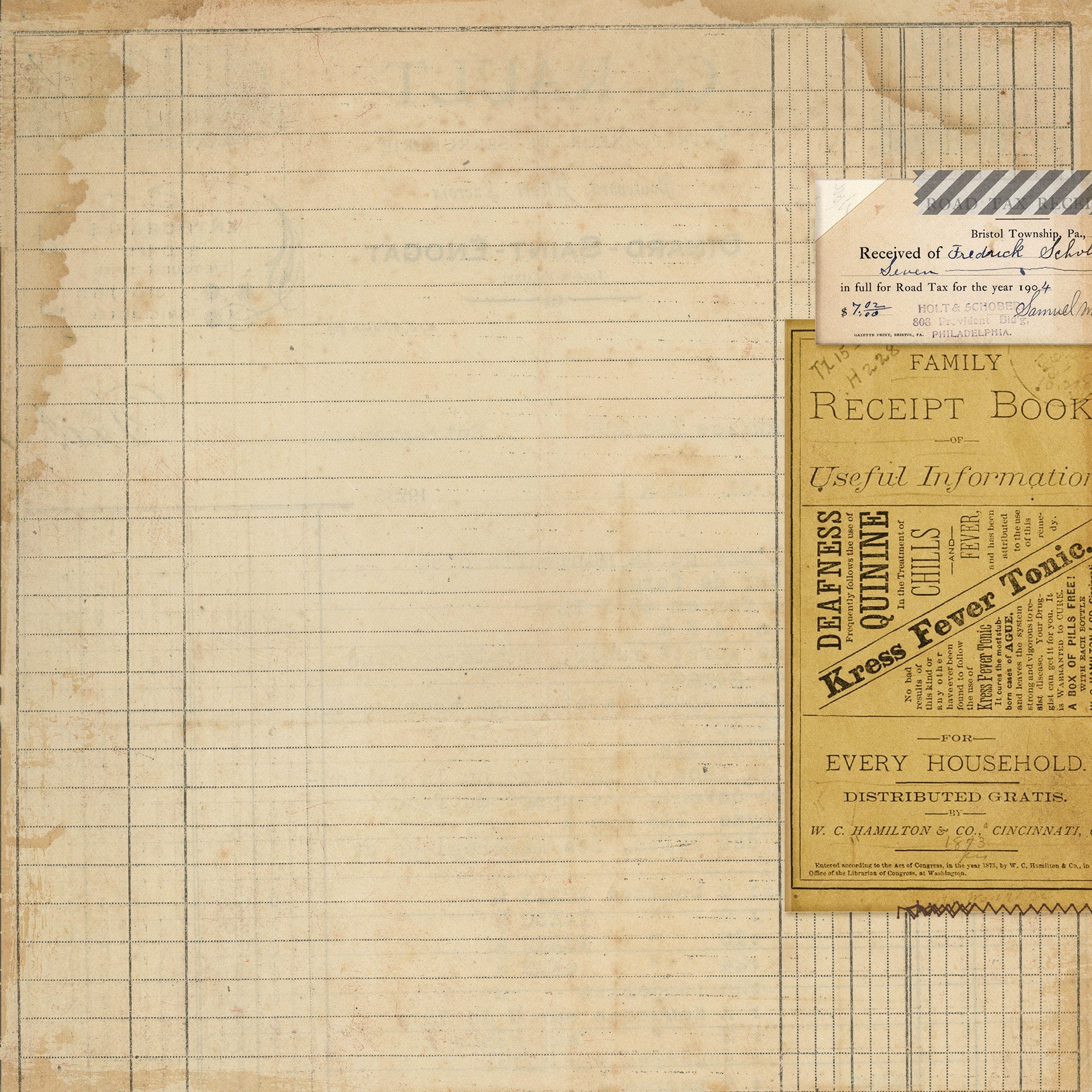 Photoplay EVERYDAY JUNQUE 12X12 Scrapbook Paper
