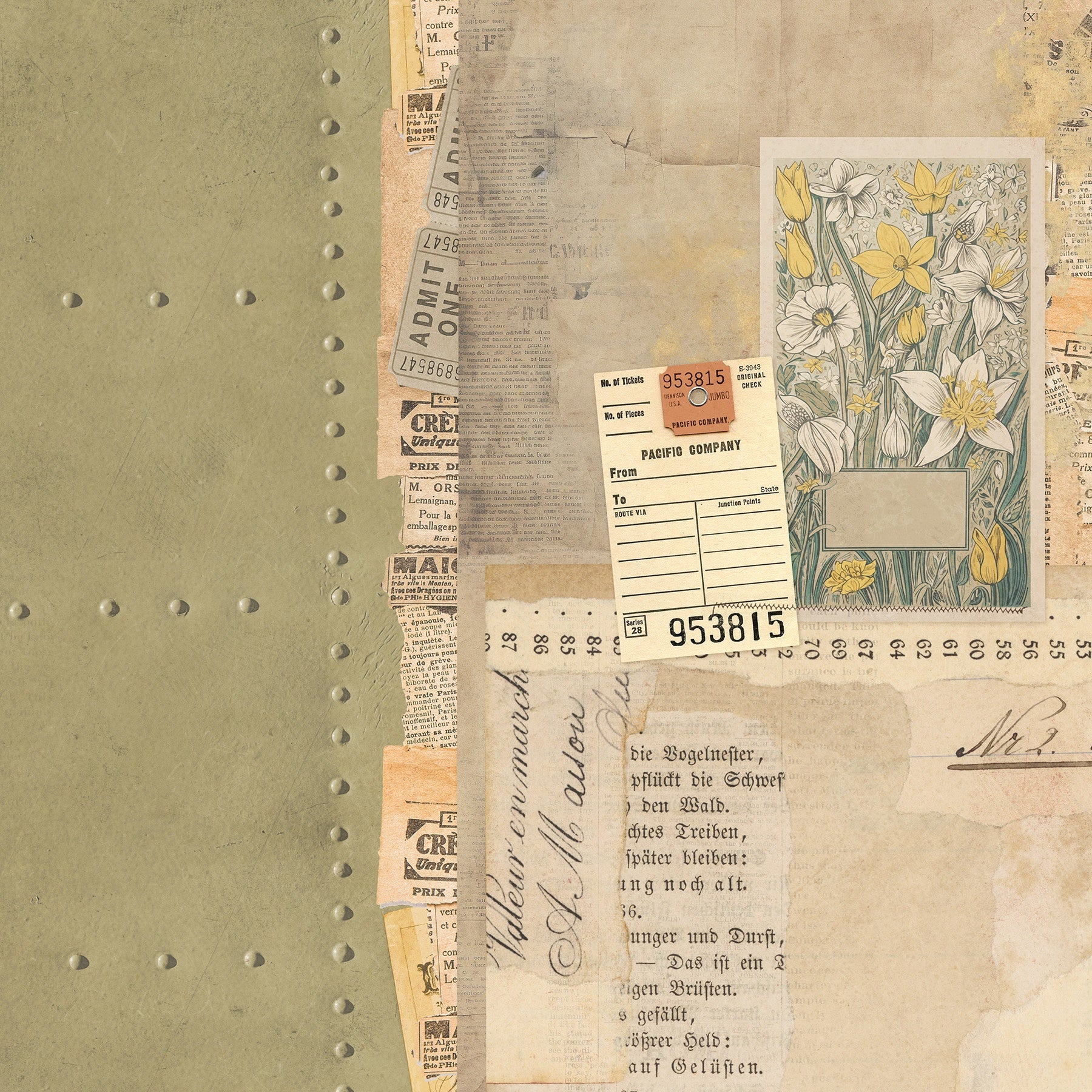 Photoplay EVERYDAY JUNQUE 12X12 Scrapbook Paper