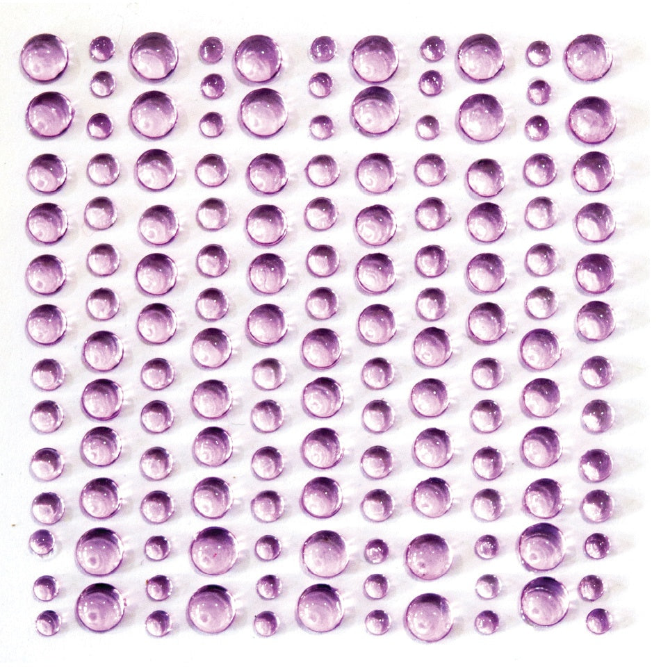 Craft Consortium LILAC Adhesive Dew Drops 143pc