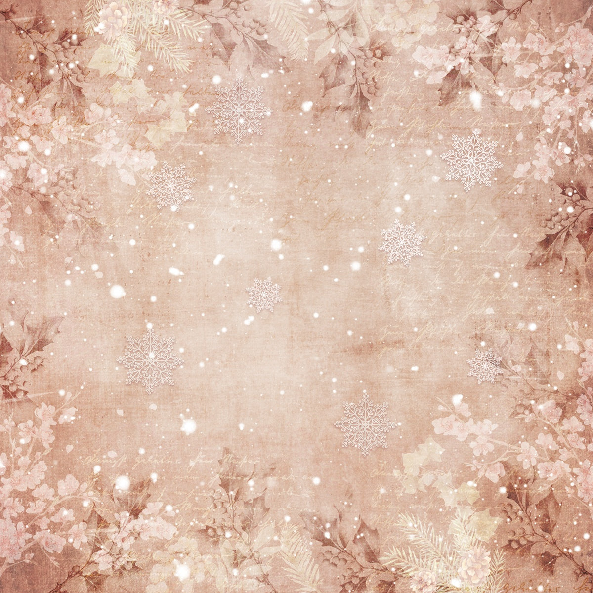 Crafter’s Companion CHRISTMAS ROSE 12"X12" Signature Collection Paper Pad