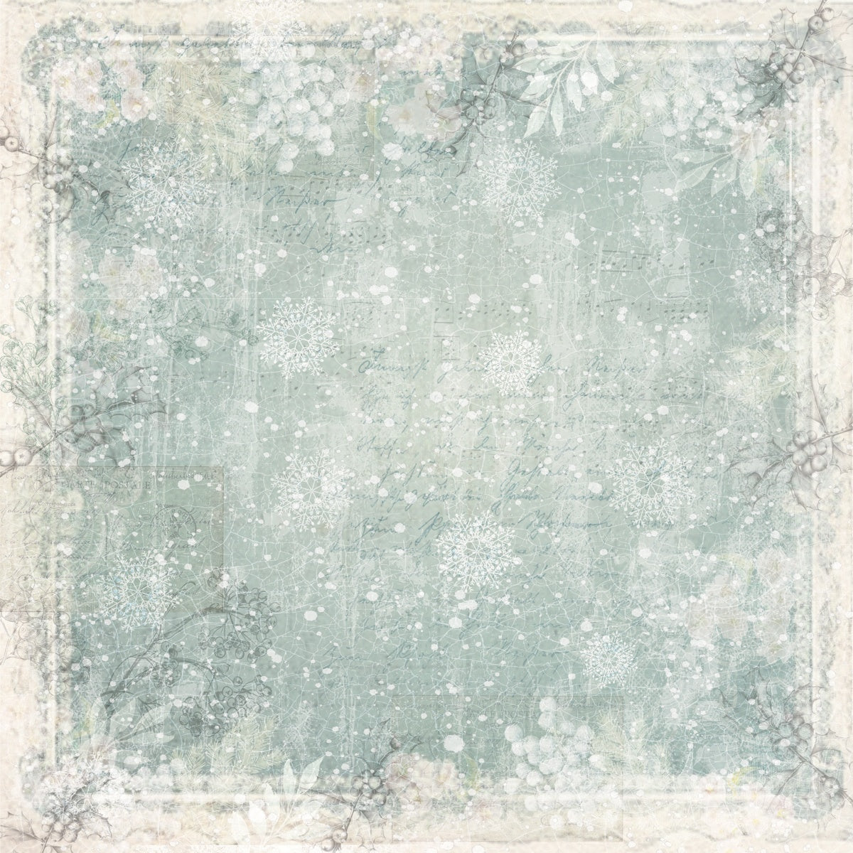 Crafter’s Companion CHRISTMAS ROSE 12"X12" Signature Collection Paper Pad