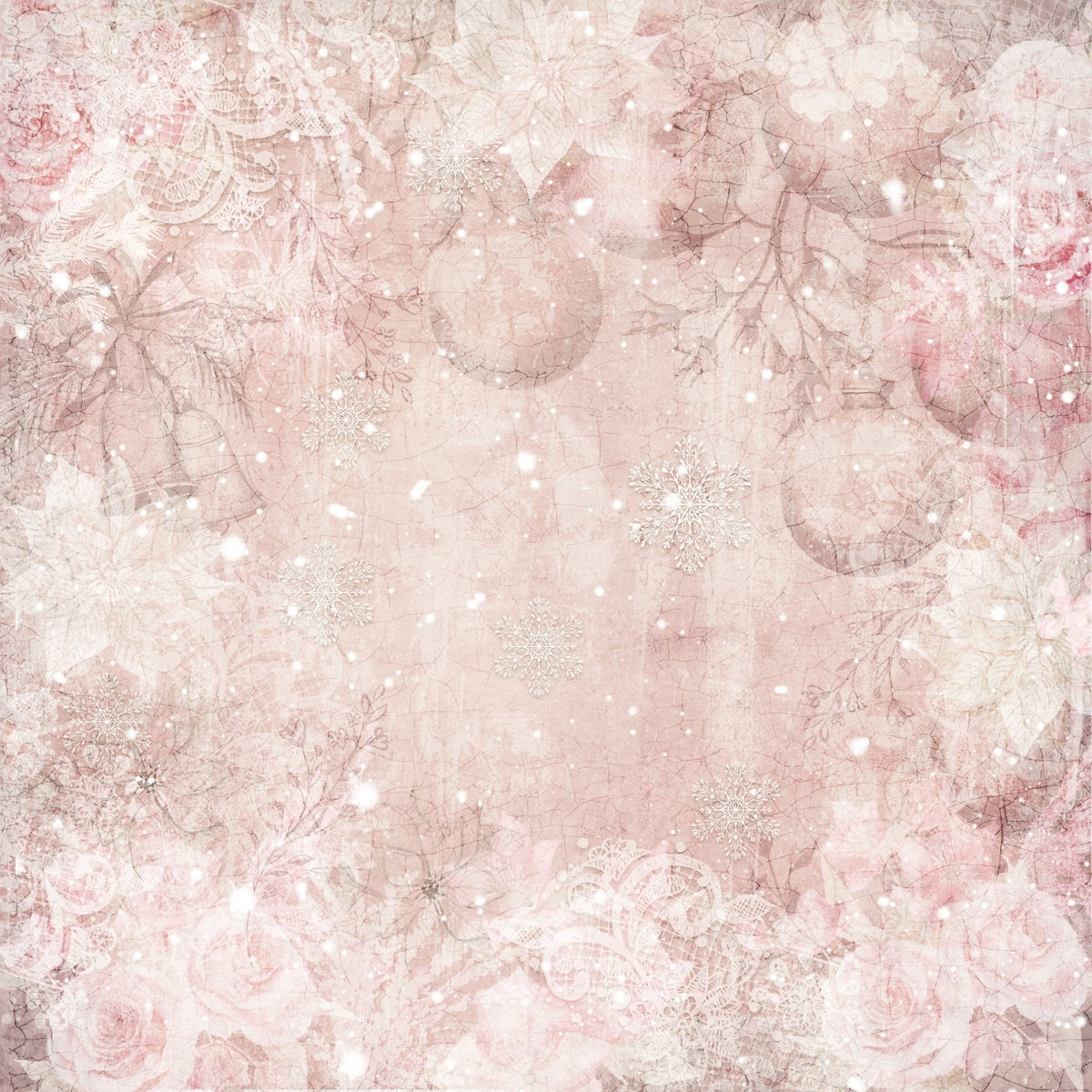Crafter’s Companion CHRISTMAS ROSE 12"X12" Signature Collection Paper Pad
