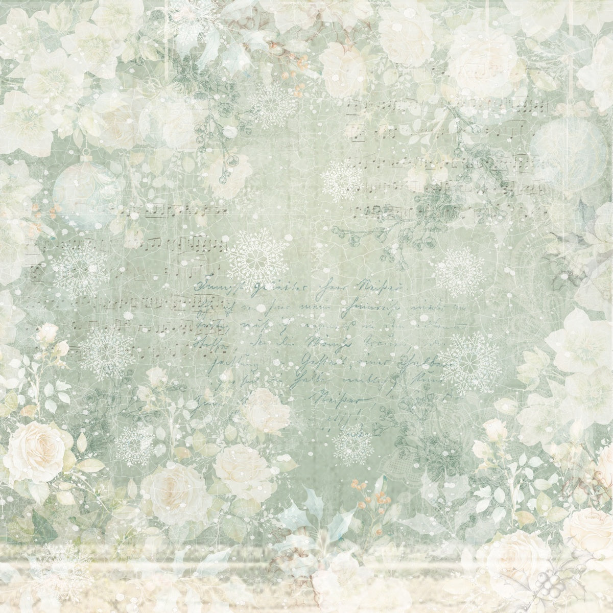 Crafter’s Companion CHRISTMAS ROSE 12"X12" Signature Collection Paper Pad