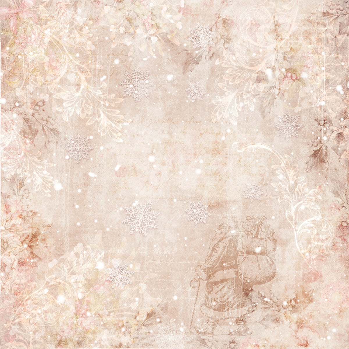 Crafter’s Companion CHRISTMAS ROSE 12"X12" Signature Collection Paper Pad